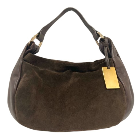 フルラ FURLA ハンドバッグ ワンハンドル ファスナー開閉 スエード 