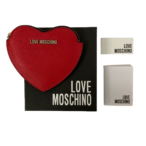 ラブモスキーノ LOVE MOSCHINO ポーチ 小銭入れ 財布 ハート型 