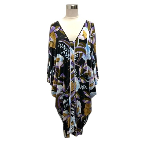 レオナール LEONARD ワンピース チュニック Vネック フラワー 総柄 七