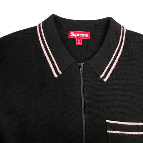 シュプリーム SUPREME 24FW Zip Up Polo Sweater ジップアップポロ
