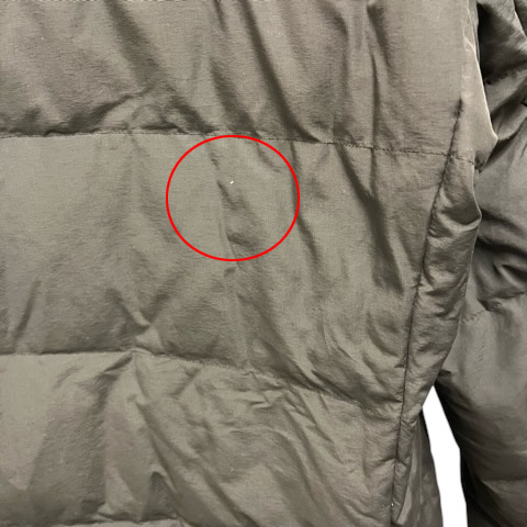 マックレガー マクレガー McGREGOR ダウンジャケット 長袖 無地 フェザー混 ロゴ 411138607 LL カーキ メンズ