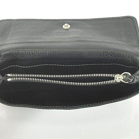 クロエ CHLOE パディントン 長財布 二つ折り 鍵付き レザー 革 黒