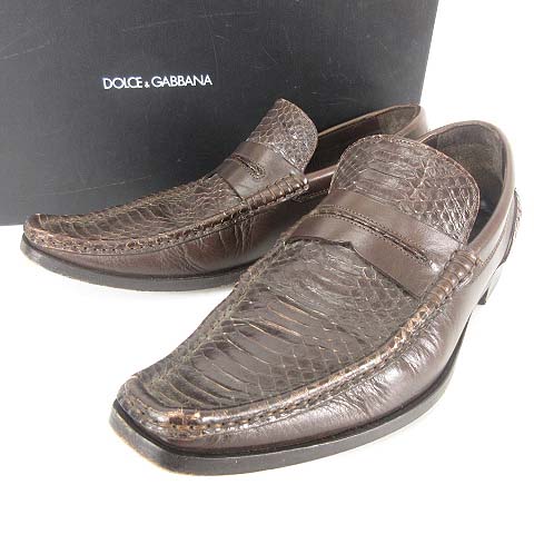ドルチェ&ガッバーナ ドルガバ DOLCE&GABBANA シューズ パイソン 