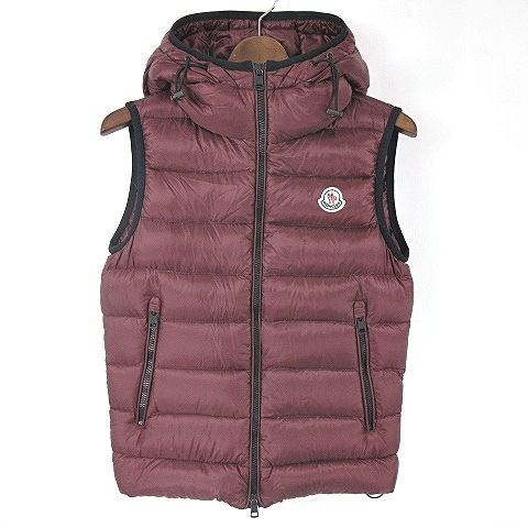 モンクレール MONCLER RAY GILET ダウン ベスト フード ロゴ ワッペン  