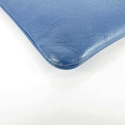 セリーヌ CELINE クラッチ バッグ ポーチ バイカラー ラムスキン