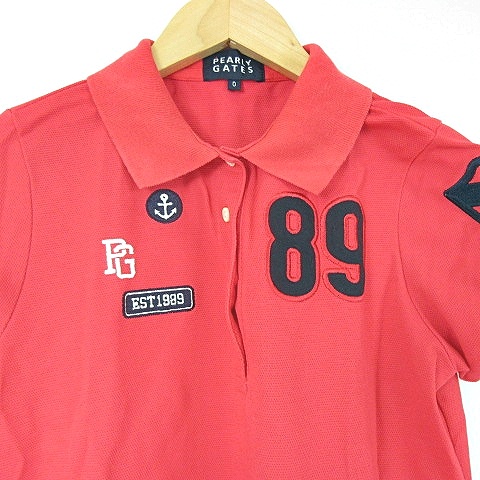 パーリーゲイツ PEARLY GATES ゴルフ ポロシャツ 半袖 89 ナンバリング