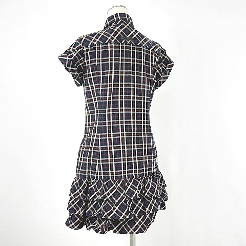Burberry´s チェック柄 半袖シャツワンピース 40 Burberry's チェック