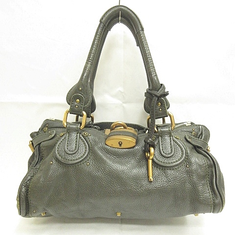 クロエ CHLOE パディントン ハンド バッグ ショルダー レザー 南京錠 
