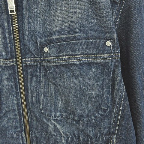 ディーゼル DIESEL NEW GIASTY デニム ライダース シングル ジャケット