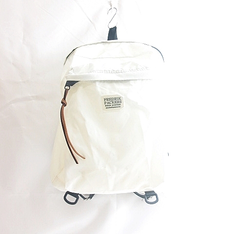 フレドリックパッカーズ Fredrik Packers バックパック 汚れあり ナイロン リュック ホワイト Ay レディース 022 ベクトルパーク