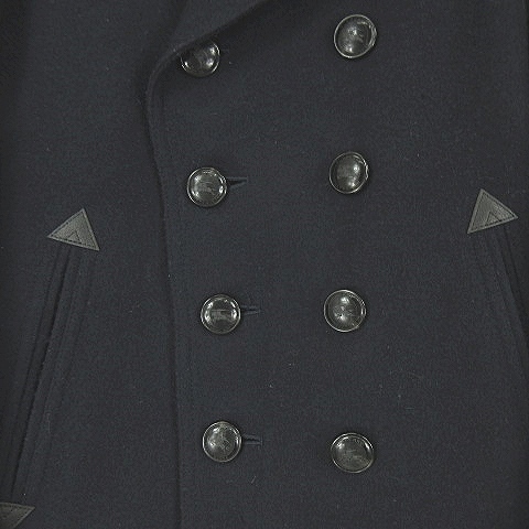 【美品】バーバリーブラックレーベル　 赤　ピーコート M BRACK LABEL BURBERRY ピーコートL