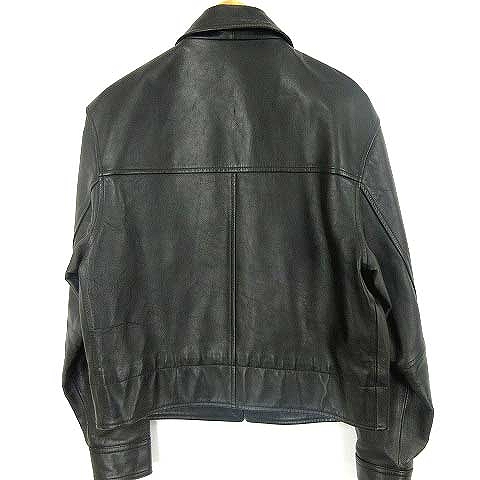 ポールスミス PAUL SMITH レザー ジャケット カウレザー ジップアップ 