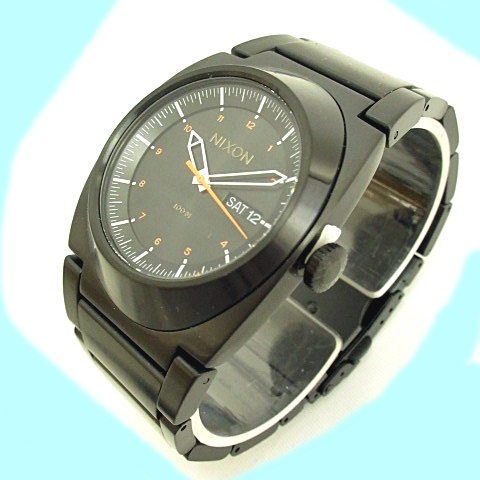 ニクソン NIXON THE DON YOU KNOW 腕時計 クォーツ SS ブラック 黒