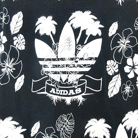 アディダスオリジナルス Adidas Originals 46a Tシャツ カットソー 半袖 ロゴ トレフォイル ハイビスカス プリント 総柄 ブラック 黒 S S メンズ 022 ベクトルパーク アディダスオリジナルス Adidas Originals 46a Tシャツ カットソー 半袖 ロゴ トレフォイル ハイビスカス プリント 総柄 ブラック 黒 S S メンズ 022 ベクトルパーク