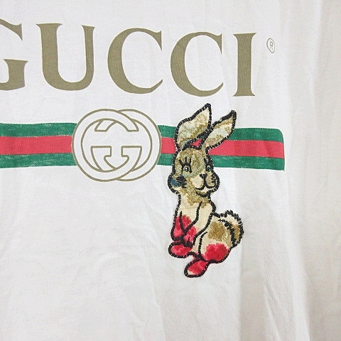 グッチ GUCCI オールドロゴ オーバーサイズ Tシャツ カットソー 