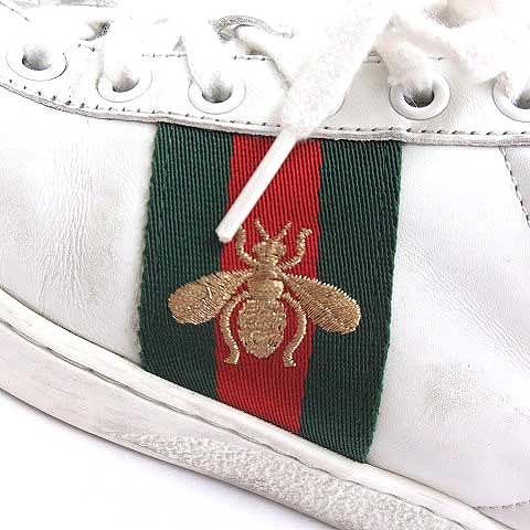 グッチ GUCCI 18AW 475208 ACE エース スニーカー レザー ローカット 
