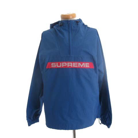 シュプリーム SUPREME 美品 19AW Heavy Nylon Anorak Royal アノラック 