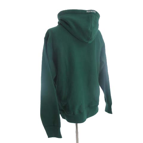 シュプリーム SUPREME 美品 19AW S logo hooded sweatshirt Dark Green 