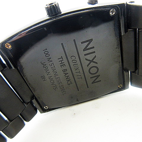 ニクソン NIXON THE BANKS A060 A060001-00 バンクス オールブラック 