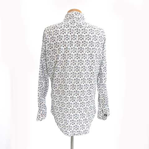 バーバリーブラックレーベル BURBERRY BLACK LABEL シャツ 長袖 花柄