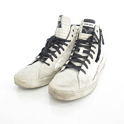 ディーゼル Diesel Y P14 H6237 D String Plus スニーカー ハイカット レザー グレー ホワイト 白 28 5 Ibs30 メンズ 022 ベクトルパーク