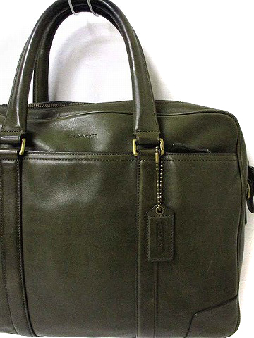 コーチ COACH 70901 ブリーカー レザー スリム 2WAY ブリーフ ケース 