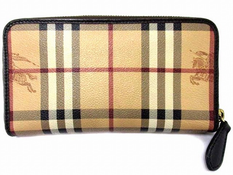 送料込み！ 極美品 BURBERRY 長財布 ベージュ チェック 332  