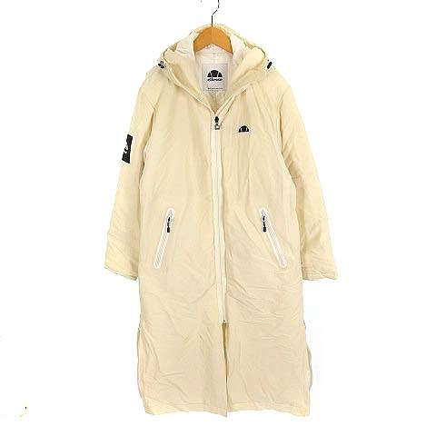 エレッセ Ellesse ベンチ コート ダウン フード アイボリー M 025 レディース 022 ベクトルパーク