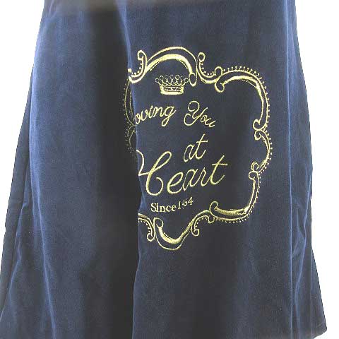 フィント Fi N T Fint ワンピース ベロア ノースリーブ 刺繍 ひざ丈 膝丈 紺 ネイビー F S レディース 022 ベクトルパーク