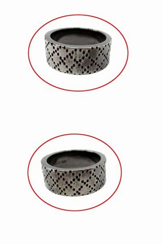 グッチ GUCCI ディアマンティッシマ リング 指輪 925 シルバー