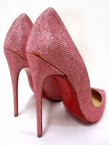 クリスチャンルブタン Christian louboutin パンプス グリッター ラメ 