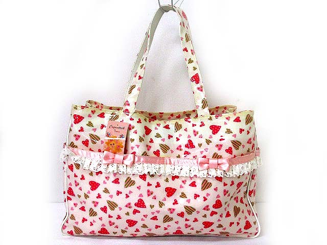 コケティッシュティアラ Coquettish Tiara ハート柄 ハンドバッグ  