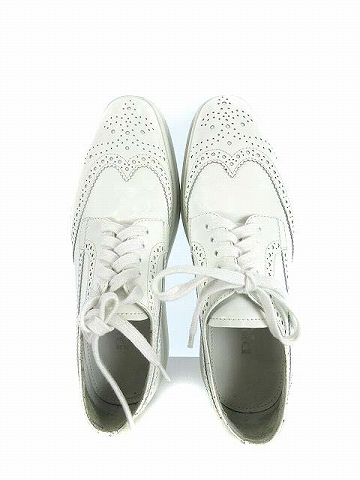 プラダ PRADA レースアップ シューズ ウィングチップ スニーカー 