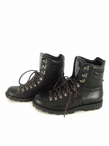 GUCCI 181853 レースアップ ワッペン付き トレッキングブーツ GUCCI 181853 レースアップ ワッペン付き トレッキングブーツ
