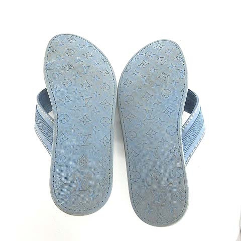 ルイヴィトン LOUIS VUITTON ビーチ サンダル モノグラム ブルー
