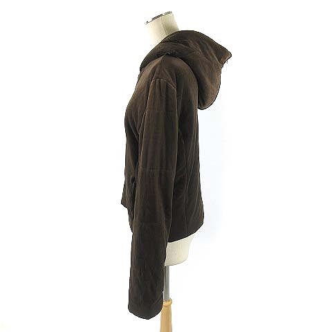 FOXEY フォクシー ベロア ジップアップパーカー セーラーカラー