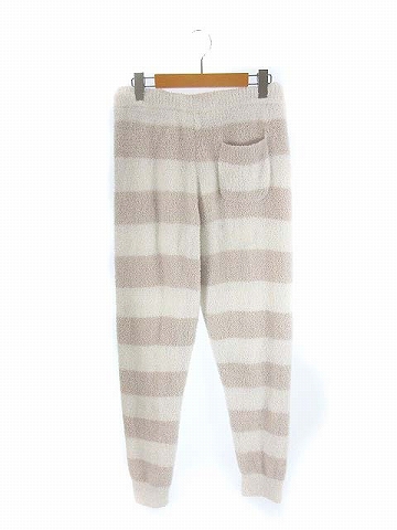 ジェラートピケ gelato pique 2019A/W 19AW 新作 今季 モチーフ ボーダーロング パンツ グレー F ルームウェア PWNP194107