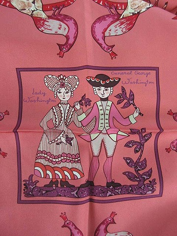 エルメス HERMES EARLY AMERICA 古き良きアメリカ カレ 90 大判