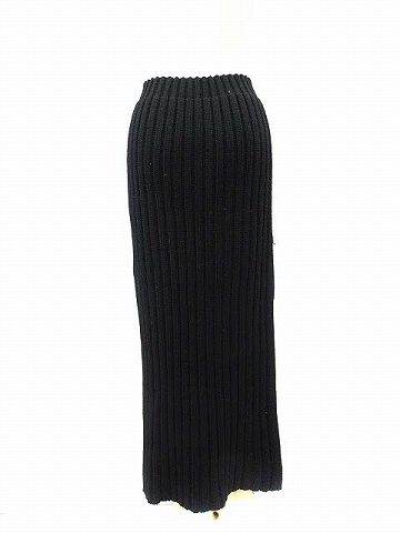 ヨウジヤマモト YOHJI YAMAMOTO ロング スカート タイト リブ ニット 