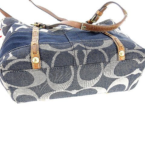 正規品　COACH コーチ　デニム　シグネチャー柄　　バッグ　11179 楽天市場】COACH コーチ トートバッグ シグネチャーストライプ