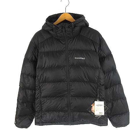 未使用品 モンベル Montbell ライトアルパイン ダウン パーカ ジャケット ブラック 黒 L メンズ 022 ベクトルパーク