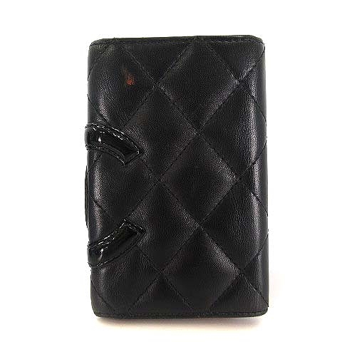 シャネル CHANEL ジャンク品 難有 カンボン ライン キーケース ココ