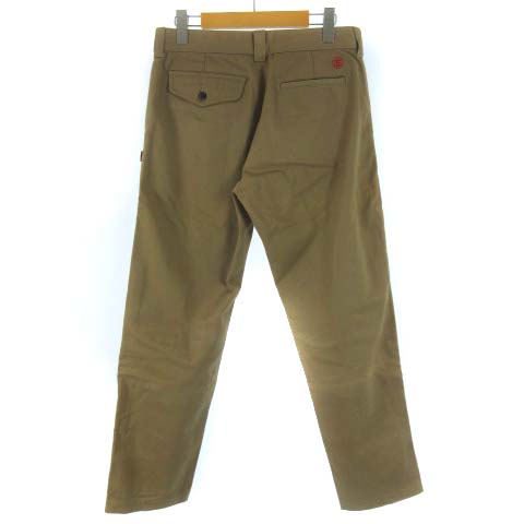 ステューシー STUSSY チノパン チノ パンツ ウエストロゴ ベージュ 30