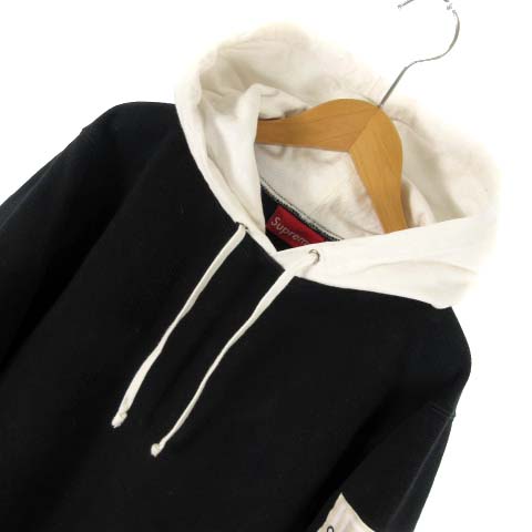 シュプリーム SUPREME 難有 16SS 2-Tone Hooded Crewneck Sweatshirt  
