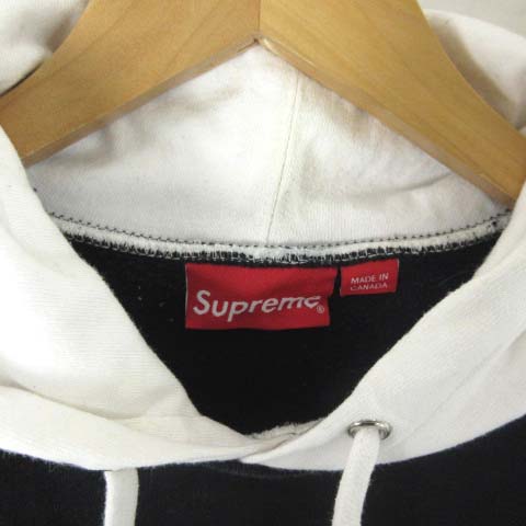 シュプリーム SUPREME 難有 16SS 2-Tone Hooded Crewneck Sweatshirt 