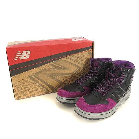 ニューバランス NEW BALANCE P485 BGM スニーカー ハイカット ブラック 