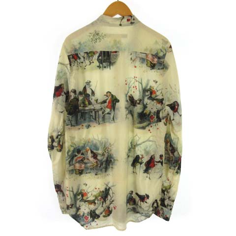 ポールハーデン Paul Harnden Shoemakers シャツ ノーカラー ウール  