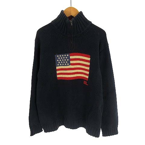 ラルフローレン RALPH LAUREN ニット セーター ハイネック ハーフ 