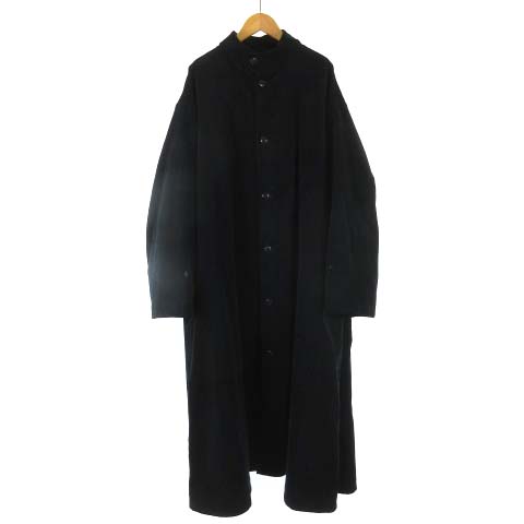 トゥーグッド Toogood The Artist Coat コート ロング Aライン オスタンドカラー 比翼 ネイビー 紺 L Hro0425 メンズ 022 ベクトルパーク