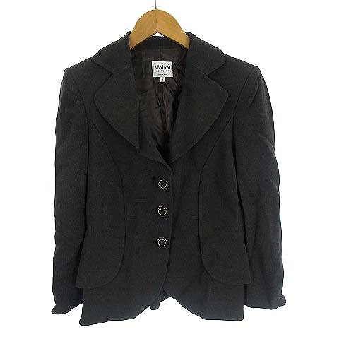 アルマーニ ジーンズ Armani Jeans 3b テーラード ジャケット ブラウン 茶 38 Vgp28 レディース 022 ベクトルパーク